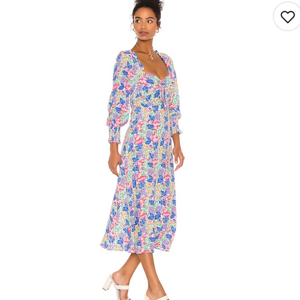 Faithfull Mathilde midi dress Jemima floral